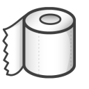 document, File, paper, toilet Black icon