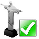 cristoredentor, Arrow, correct, ok, yes, Forward, next, right Black icon