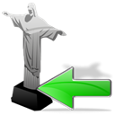 previous, cristoredentor, Backward, Arrow, Back, prev, Left Black icon