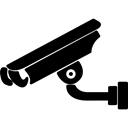 Camera, video camera, filming, surveillance, system, security, Tools And Utensils, video, Video Cameras, film Black icon