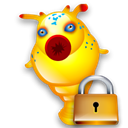 locked, security, Cartoon, Lock Black icon