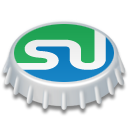 Stumbleupon, beer, Beer cap, Cap Silver icon