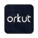 Logo, jean, Social, square, Orkut, denim Black icon