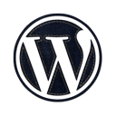 denim, Wordpress, Social, jean Black icon