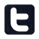 denim, social network, Logo, jean, twitter, Social, square, Sn Black icon