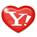 yahoo Black icon