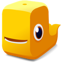 whale, Orange Gold icon