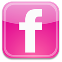 Badge, flickr, Social, Sn, Facebook, social network DeepPink icon