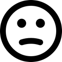 faces, Emoticon, Emotions, Face, emoticons, people, meh, Serious, Essentials, Emotion Black icon