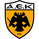 aek, athens Black icon