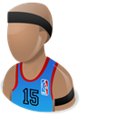 Basketball, sport, nba, network Black icon