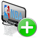 Add, Recyclebin, sport, Basketball, Trash, nba, plus Black icon