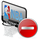 Del, Trash, sport, delete, nba, Recyclebin, Basketball, remove Black icon