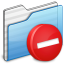 Folder, private SkyBlue icon