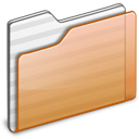 Folder, Orange Peru icon
