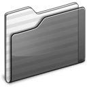 Black, Folder, generic DimGray icon