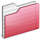 Folder, red PaleVioletRed icon
