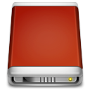 internal, red, drive Brown icon