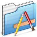 Application, Folder SkyBlue icon