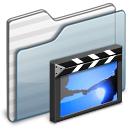 video, Graphite, film, Folder, movie Black icon