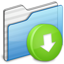 drop, Box, Folder SkyBlue icon