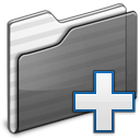 Folder, new, Black DimGray icon