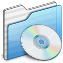 Folder, music SkyBlue icon