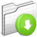 drop, Box, Folder, White WhiteSmoke icon