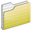 Folder, yellow DarkKhaki icon