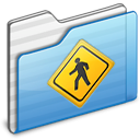 public, Folder SteelBlue icon