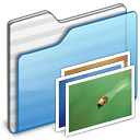 Folder, wallpaper SkyBlue icon