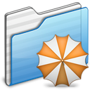 Folder, backup SkyBlue icon