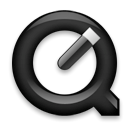 Black, quicktimeplayer Black icon