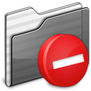 Folder, private, Black DimGray icon