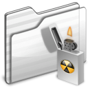 Folder, Burnable, White WhiteSmoke icon