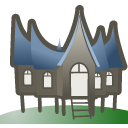 house, homepage, Building, Home DarkOliveGreen icon