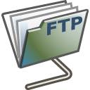 Ftp, Folder Black icon