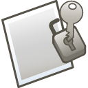 Pgp, Key, password LightGray icon