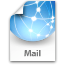 mail to, location Black icon