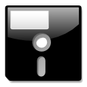 unmount, disc, Floppy, Disk, save Black icon