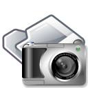 Folder, photo, pic, image, picture Black icon
