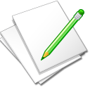 White, document, paper, writing, File, Edit, write Black icon