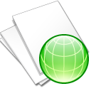 document, web, White, File, paper Black icon