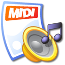 midi Black icon