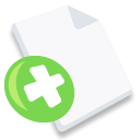 new, paper, document, File WhiteSmoke icon