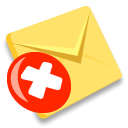 Email, envelop, Letter, delete, Del, remove, Message, mail Khaki icon