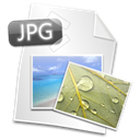 Jpeg, jpg Black icon