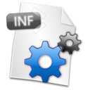 Inf, Filetype Black icon
