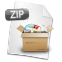 Filetype, Zip Black icon