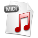 midi, Filetype WhiteSmoke icon